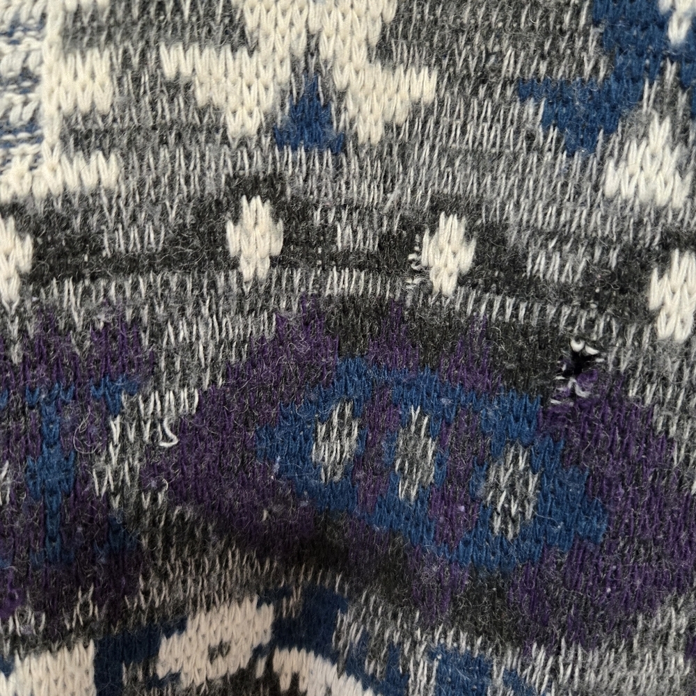 Giorgio Di Firenze Men's Knit Crew Neck Wool Blend Cosby Sweater Size Medium - Picture 7 of 15